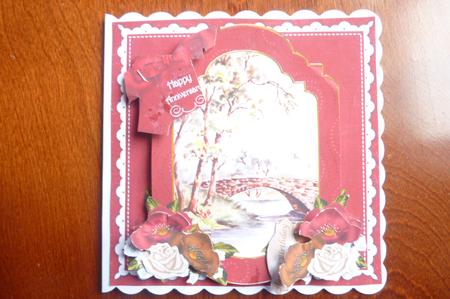 Bridge Happy Anniversary 6in Floral Step by Step by Rosina Walker