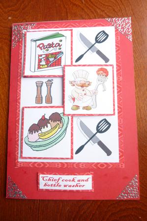 Three Squares - Italian Chef by Rosina Walker