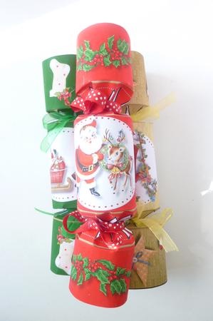 Lovely Red Christmas Cracker by Rosina Walker