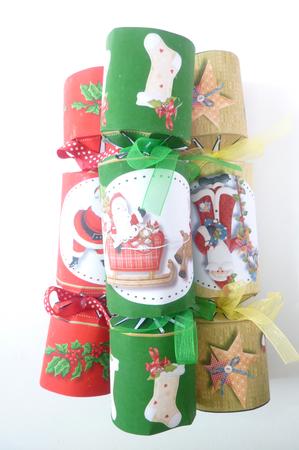 Lovely Green Christmas Cracker by Rosina Walker