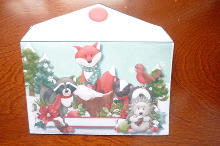 Lovely Christmas Thicket Gift Wallet  by Rosina Walker