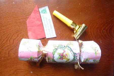 857 Christmas Round Cracker  by Rosina Walker
