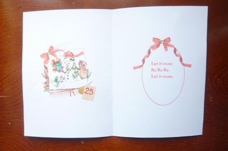 The Most Adorable Snowman Quick Card Insert by Rosina Walker