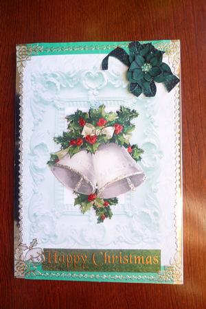 Vintage Bells with Bows by Rosina Walker