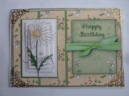 Daisy Card + Pyramids by Rosina Walker