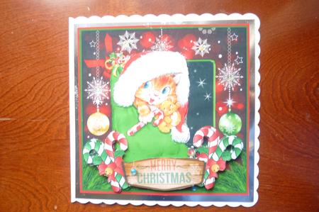 Kitten in a Stocking Mini Kit by Rosina Walker