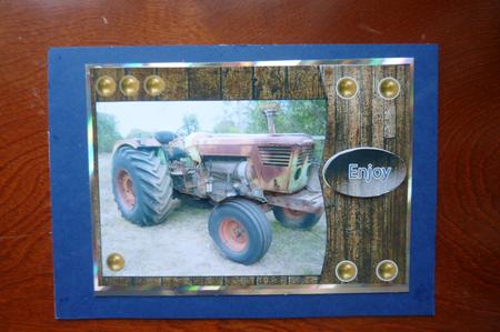 Old Tractor Off the Farm by Rosina Walker