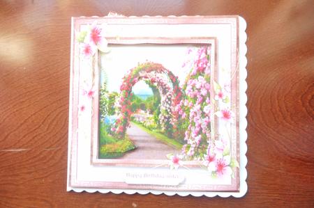 Beautiful Archway of Summer Roses  by Rosina Walker