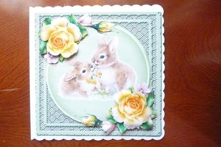 Easter Rabbits by Rosina Walker