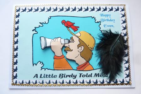 Bird Watcher Birthday by Rosina Walker