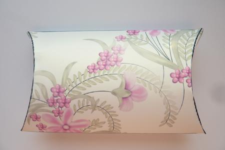 Pretty Pink Flowers Pillow Gift Box by Rosina Walker