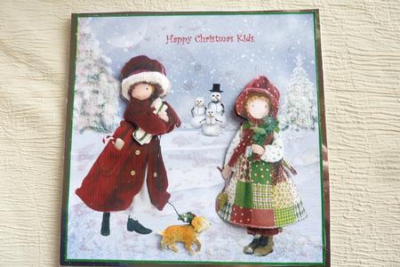 Christmas Presents-8x8 Card by Rosina Walker