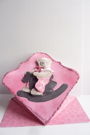 Teddy on a Rocking Horse by Rosina Walker