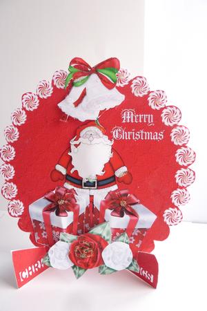 Santa Round & Stand by Rosina Walker