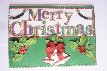 Large Dl Merry Christmas by Rosina Walker