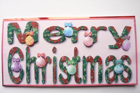 Baubles Card Front by Rosina Walker
