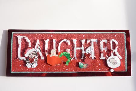 Daughter Large Dl Card Front by Rosina Walker