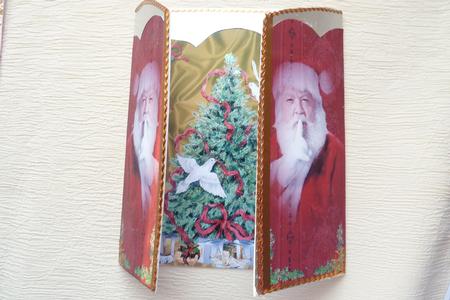 Santa's Here, Don't Say a Word Scalloped Gatefold by Rosina Walker