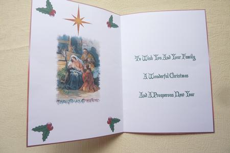 Christmas Nativity Insert by Rosina Walker
