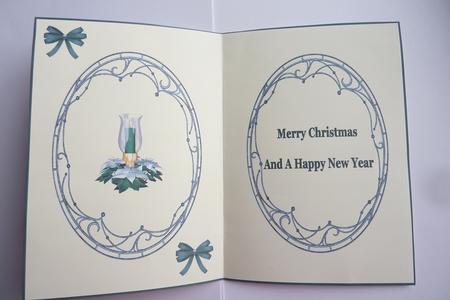 Christmas Candle Insert 3 by Rosina Walker