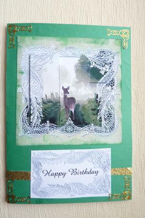 A Touch of Nature - Intertwined Pyramid Card by Rosina Walker