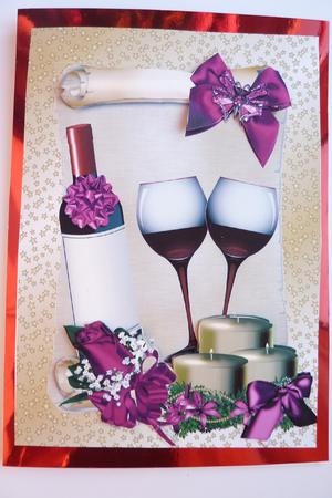 Celebrate with Champagne, A4 Topper by Rosina Walker