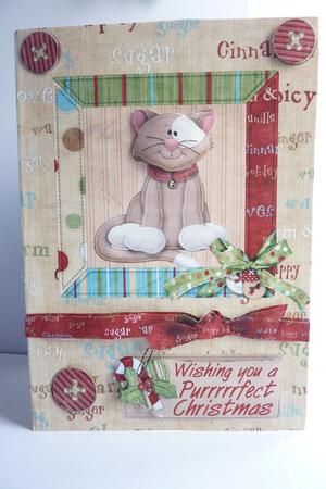 Wishing You a Purrrrrfect Christmas Quick Card by Rosina Walker