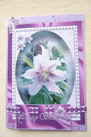 Lily Card Front by Rosina Walker