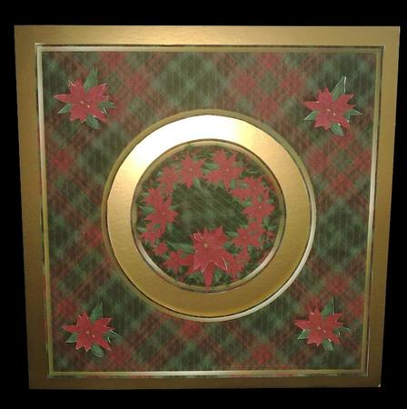Poinsettia Aperture Spinner by Russ Smith