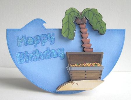 Birthday Treasure Wobble Over the Top by Ruth Cunliffe