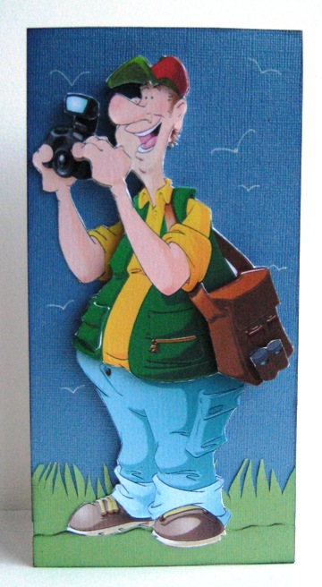 Photographer Dude Decoupage Sheet by Ruth Cunliffe
