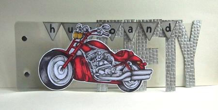 Angel of Hell Dude Harley Digi Stamp. by Ruth Cunliffe
