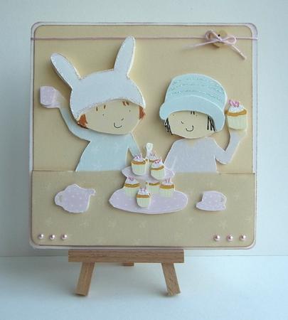 Time for Tea and Cake Quick Card by Ruth Cunliffe