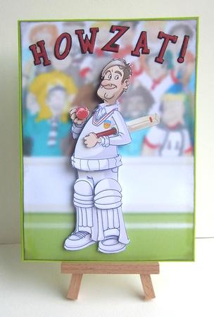 Cricket Dude Decoupage Sheet by Ruth Cunliffe