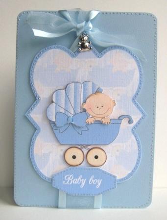 Blue Pram Bracket by Ruth Cunliffe