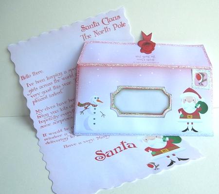 A Letter from Santa (unisex Nameless Pink) by Ruth Cunliffe
