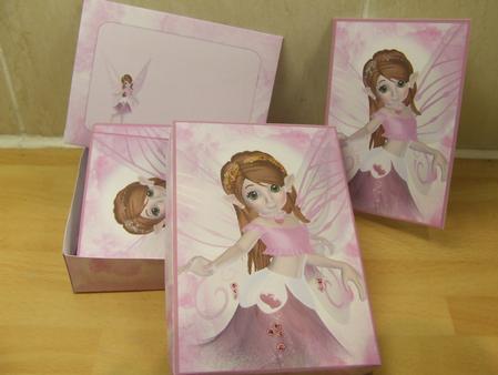 Pretty Pink Fairy Stationary Set by Ruth Gedalovitch