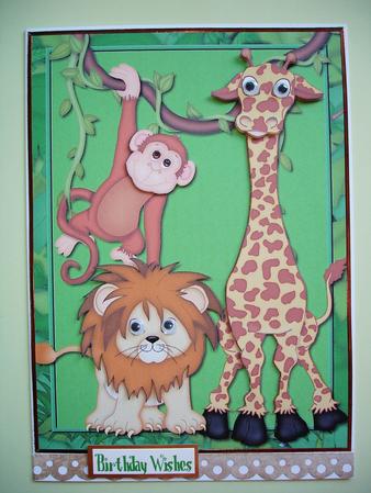 Jungle Fun Quick Card by Ruth Hoffman