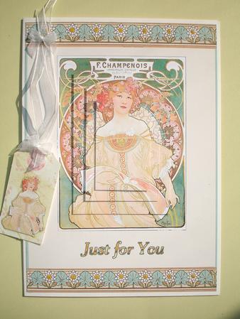 Nouveau Mucha by Ruth Hoffman