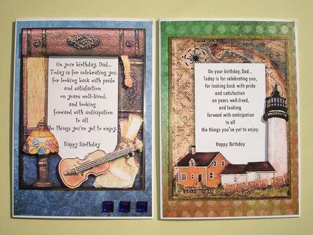 Dad Toppers with Poems by Ruth Hoffman