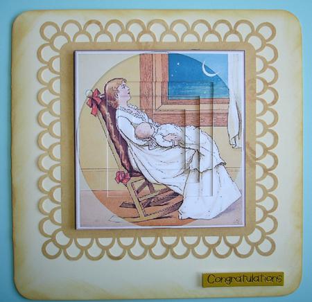 New Mother & Baby Inverted Pyramid Topper by Ruth Hoffman