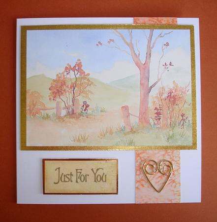 Autumn Topper and Background by Ruth Hoffman