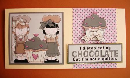 Chocolate Girls Pyramid Design by Ruth Hoffman