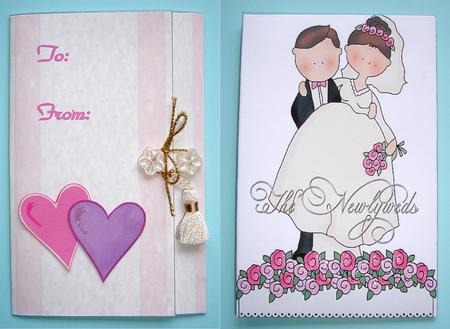 The Newlyweds - Gift/money Wallet by Ruth Hoffman