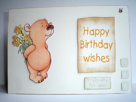 Brown Bear Letter by Ruth Hoffman