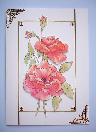 Red Roses by Ruth Hoffman