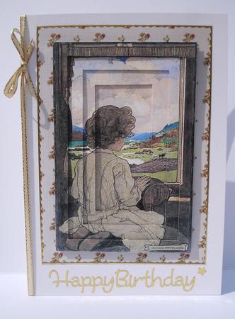 The Journey, Tunnel Card by Ruth Hoffman