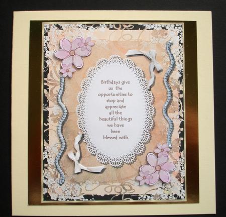 Birthday Blessings Topper by Ruth Hoffman