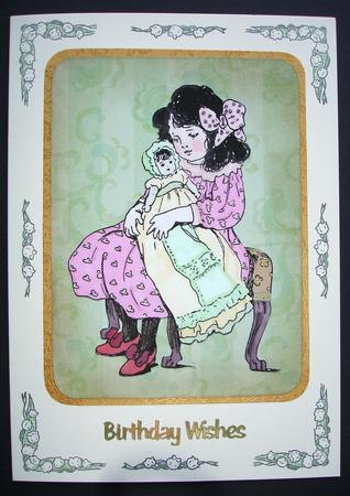 Little Girls Digital Stamps by Ruth Hoffman