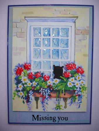 4 Cat Watercolour Toppers by Ruth Hoffman